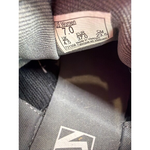 Vans Womens Off The Wall Skate Shoes Gray 721356 Low Top Canvas Lace Up 7 - Picture 7 of 12